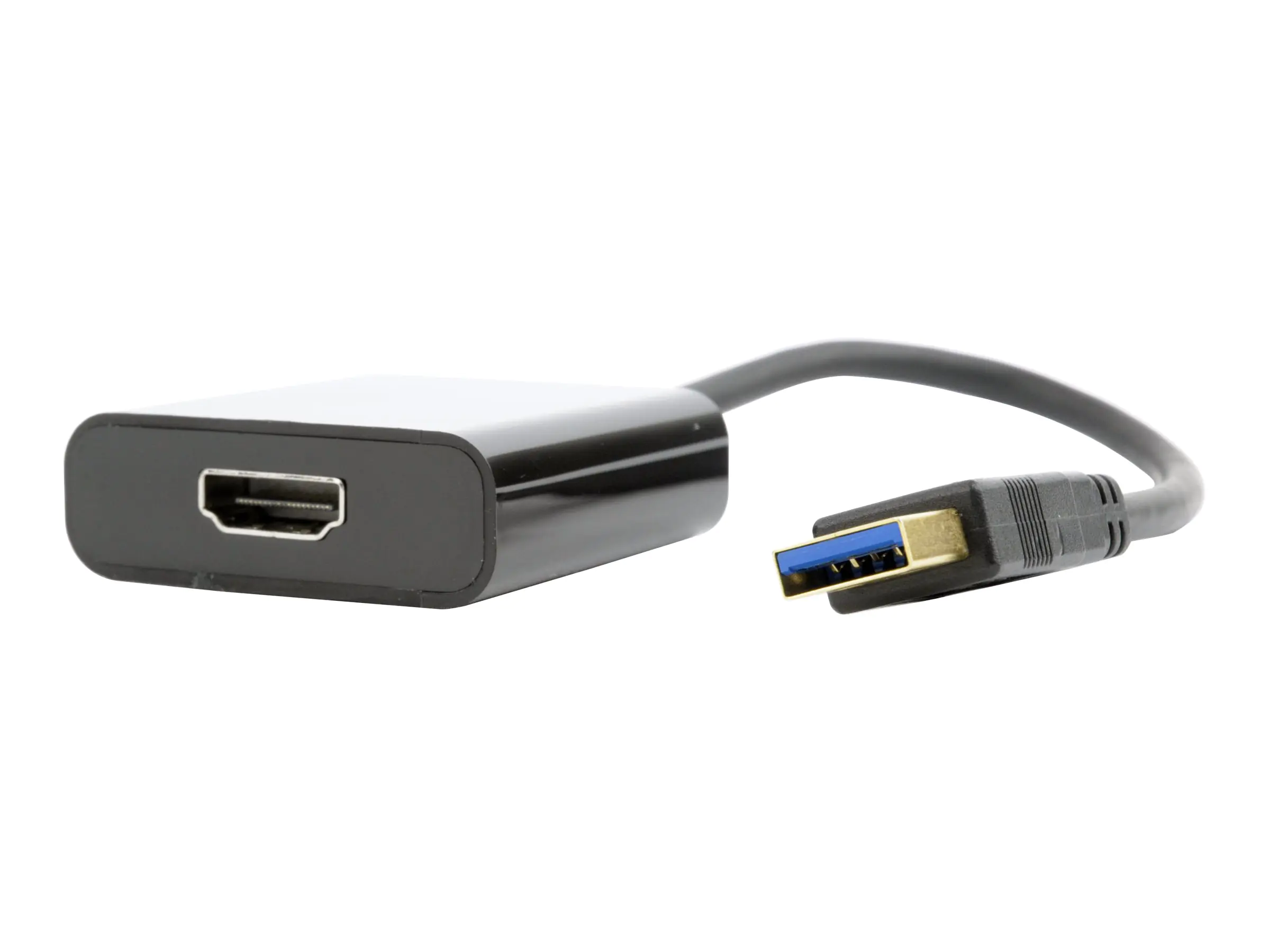 Cablexpert - Adapterkabel - USB Typ A männlich zu HDMI weiblich - 15 cm - Schwarz - 1080p-Unterstützung
