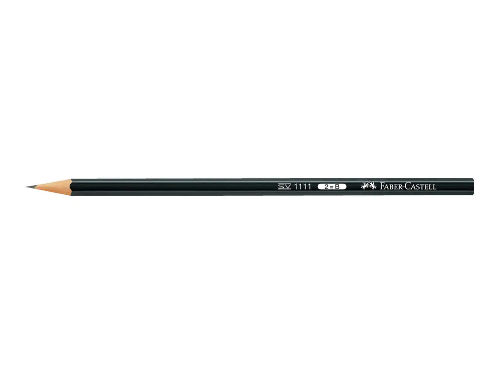 FABER-CASTELL 1111 - Bleistift - Grafit - 2B 111102