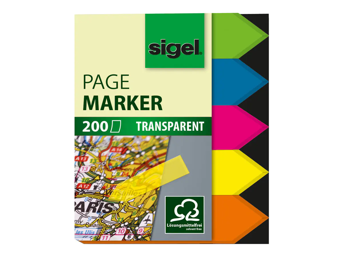 Sigel PageMarker - Seitenmarker - 12 x 45 mm HN613