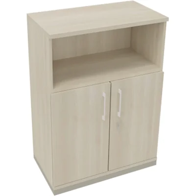 Kombischrank 2OH Tür 1OH Regal B800xT442xH1133mm si/Akazie Kombischrank 2OH Tür 1OH Regal B800xT442xH1133mm si/Akazie