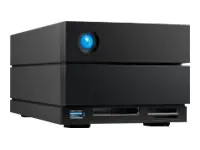 LaCie 2big Dock STLG28000400 - Festplatten-Array - 28 TB - 2 Schächte (SATA-600) - HDD 14 TB x 2 - Thunderbolt 4, USB 3.2 Gen 2 (extern) - mit 5 Jahre Servicevertrag für Datenwiederherstellung