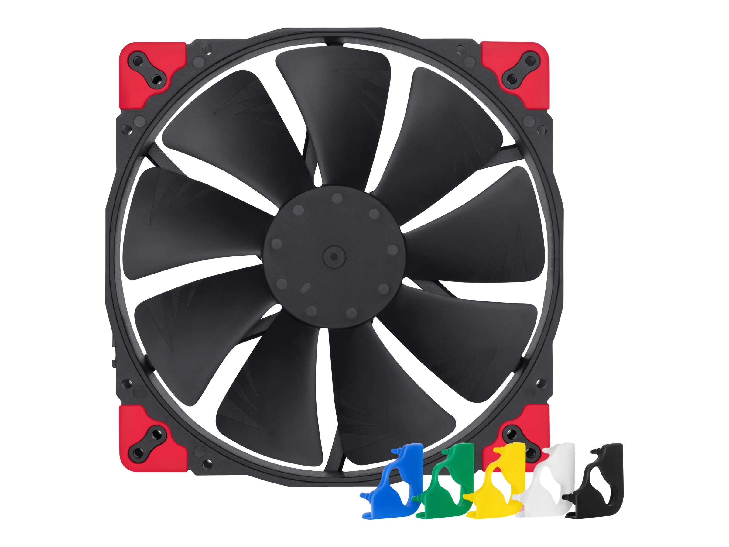 Noctua NF-A20 PWM chromax.black.swap - Gehäuselüfter - 200 mm - Schwarz