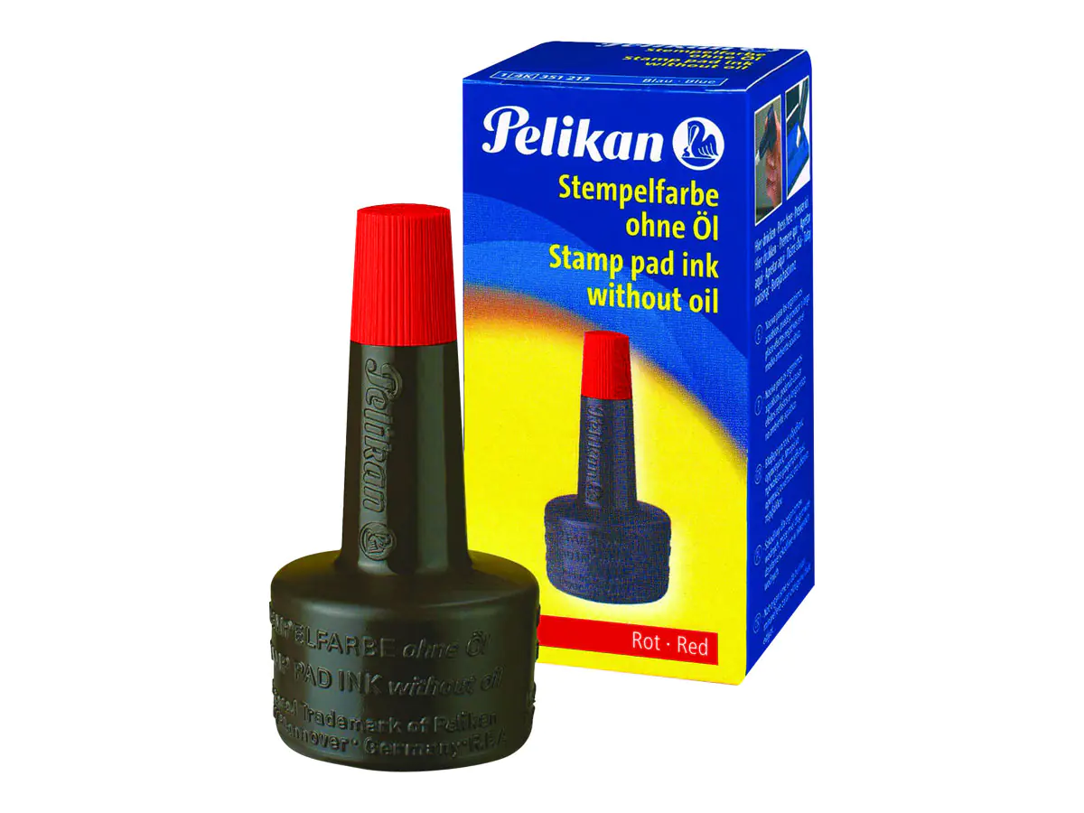 Pelikan Stempelfarbe 4K 351221 ohne Öl 28ml rot