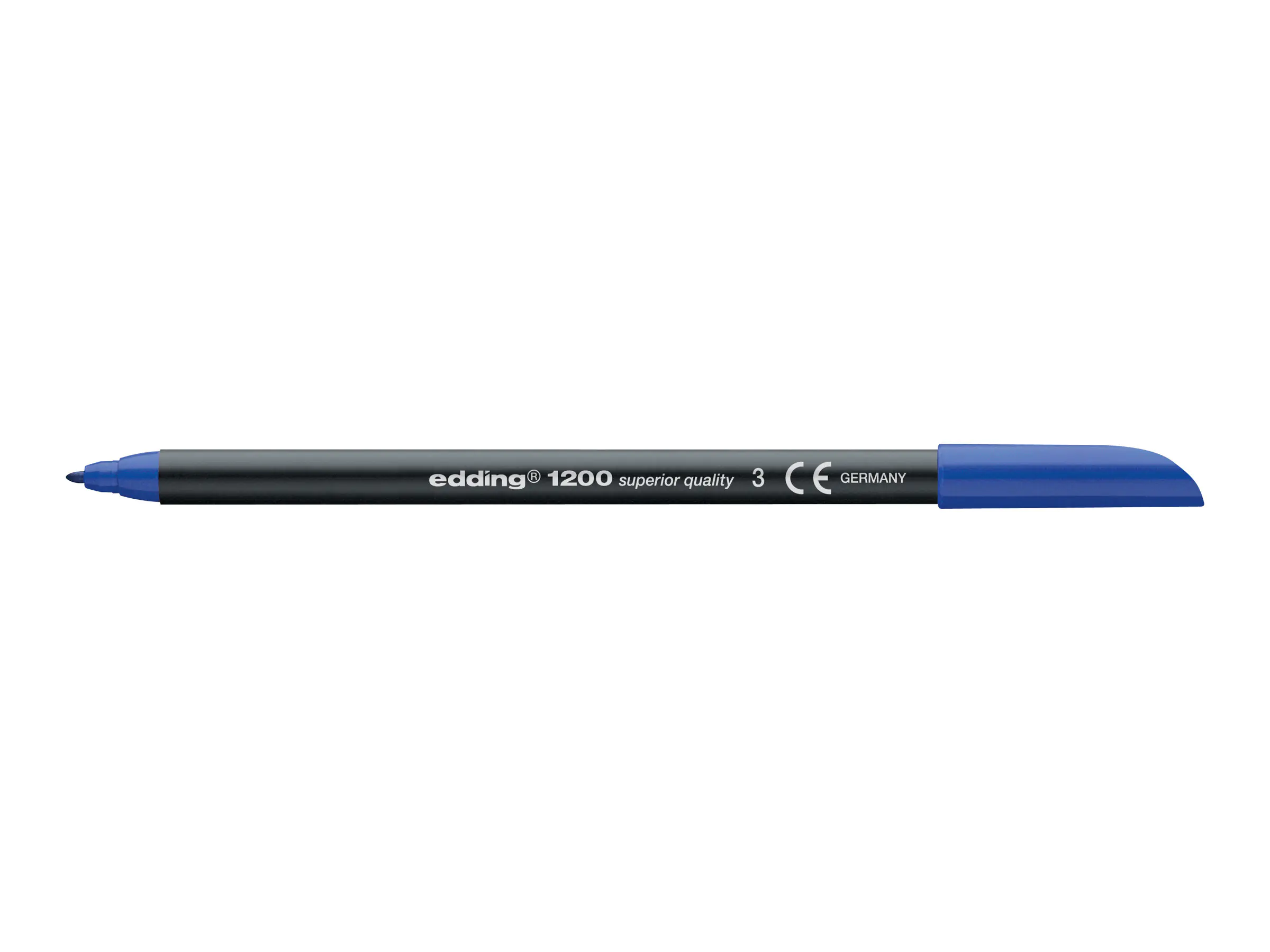 EDDING 1200 - Filzstift - Blau - wasserbasierte 4-1200003