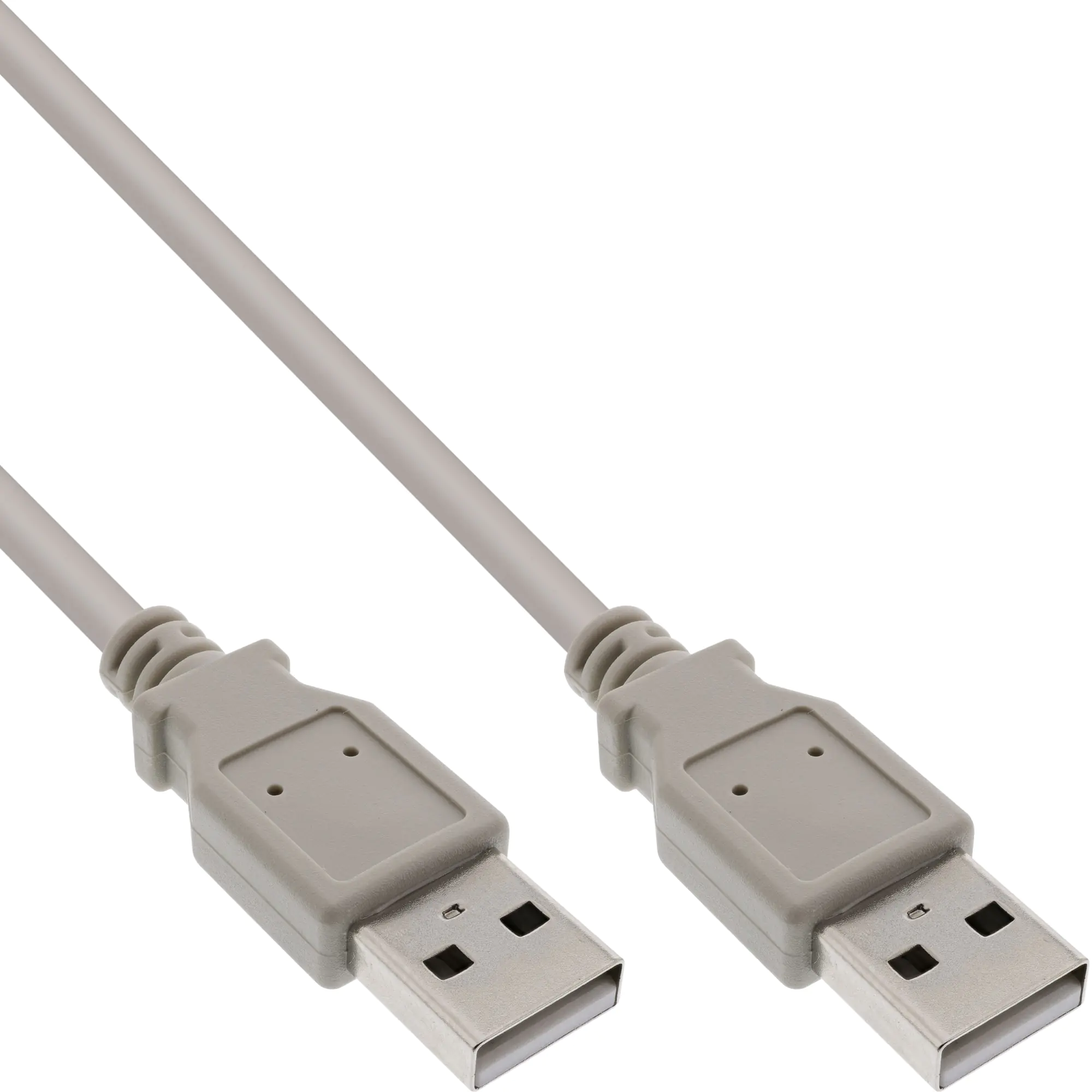 InLine - USB-Kabel - USB (M) zu USB (M) - 2 m - beige