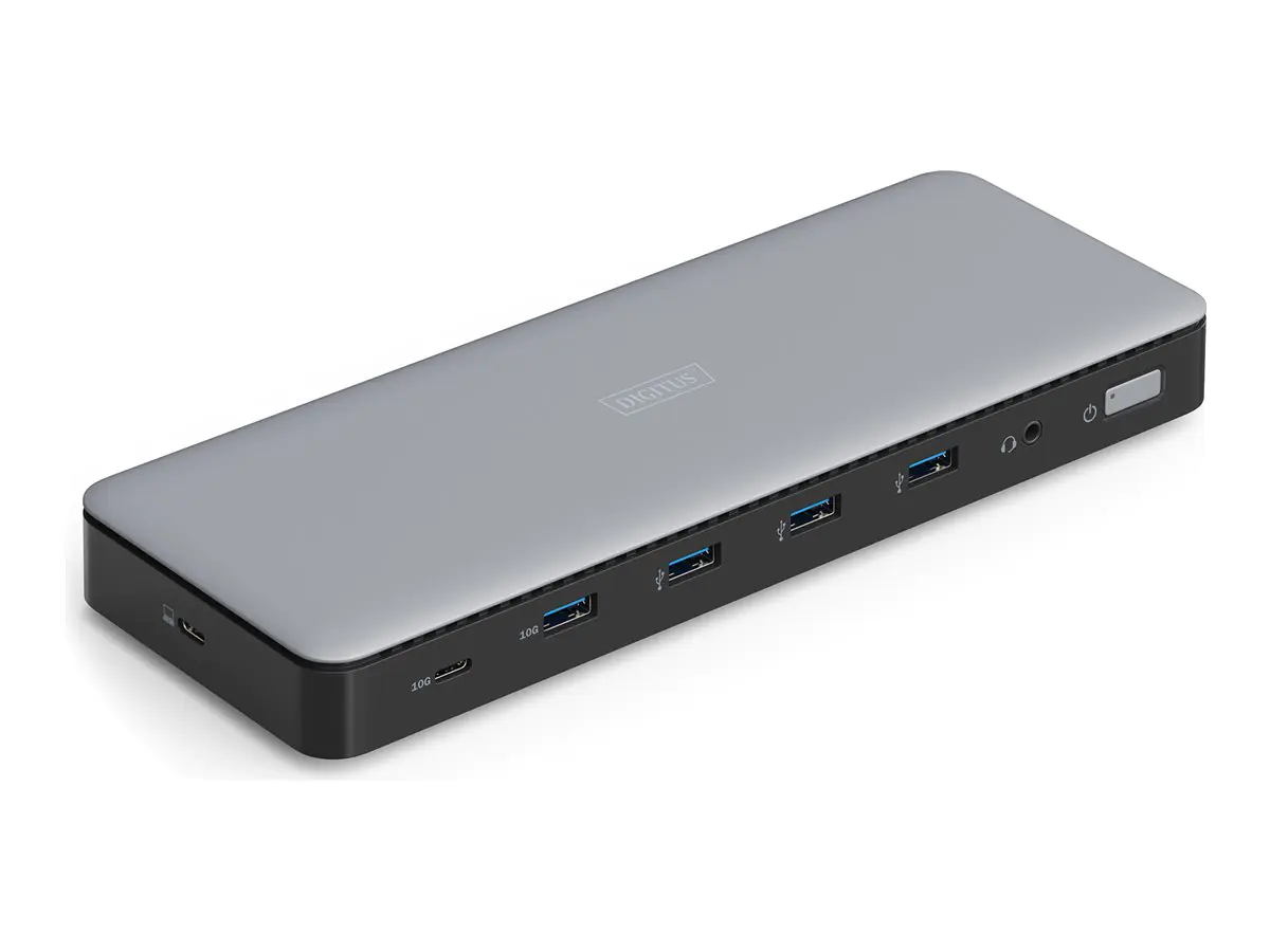 DIGITUS USB-C Docking Station 13-Port HDMI USB RJ45 SD
