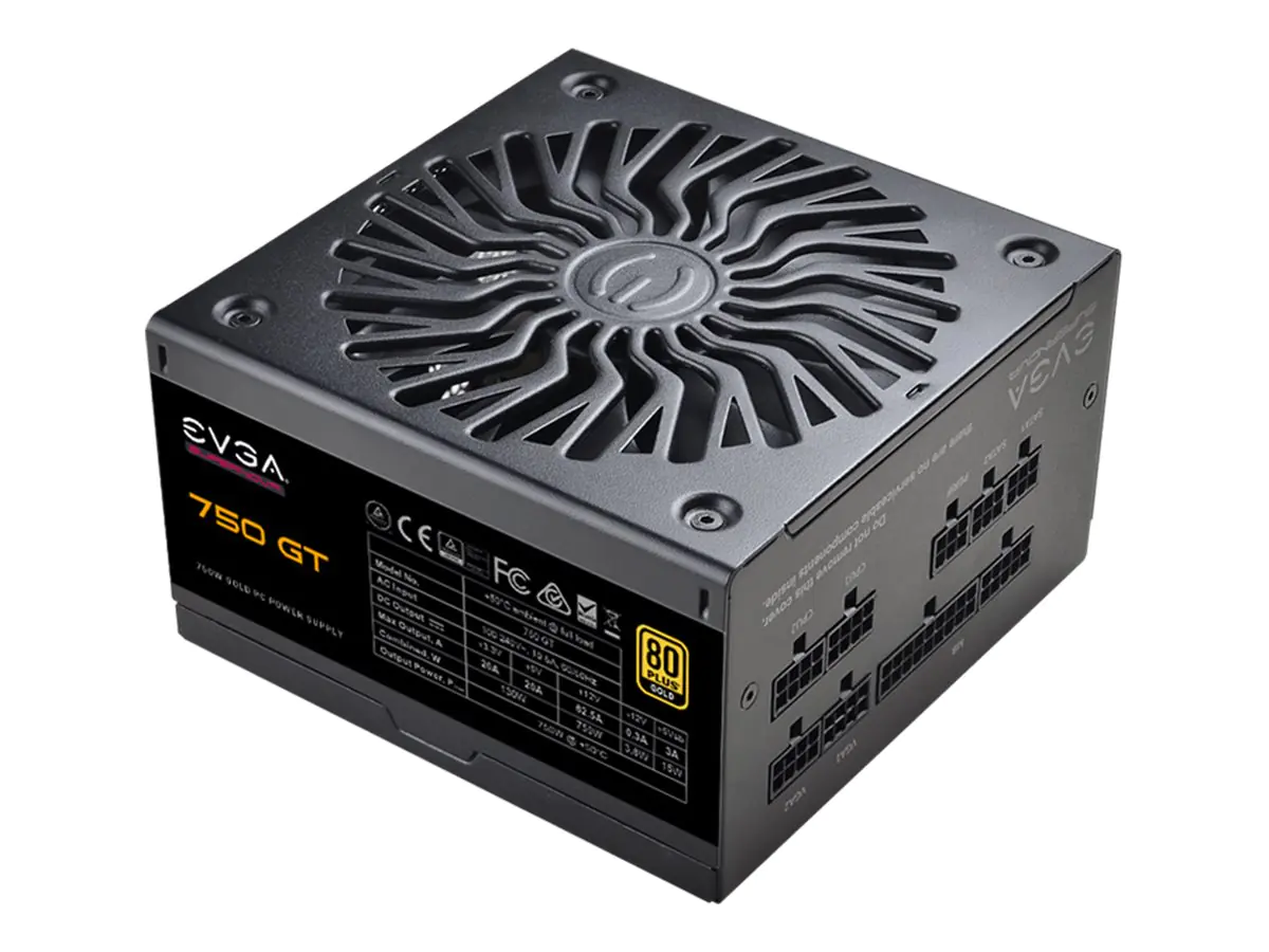 EVGA SuperNOVA 750 GT - Netzteil (intern) - ATX12V / EPS12V - 80 PLUS Gold - Wechselstrom 100-240 V - 750 Watt