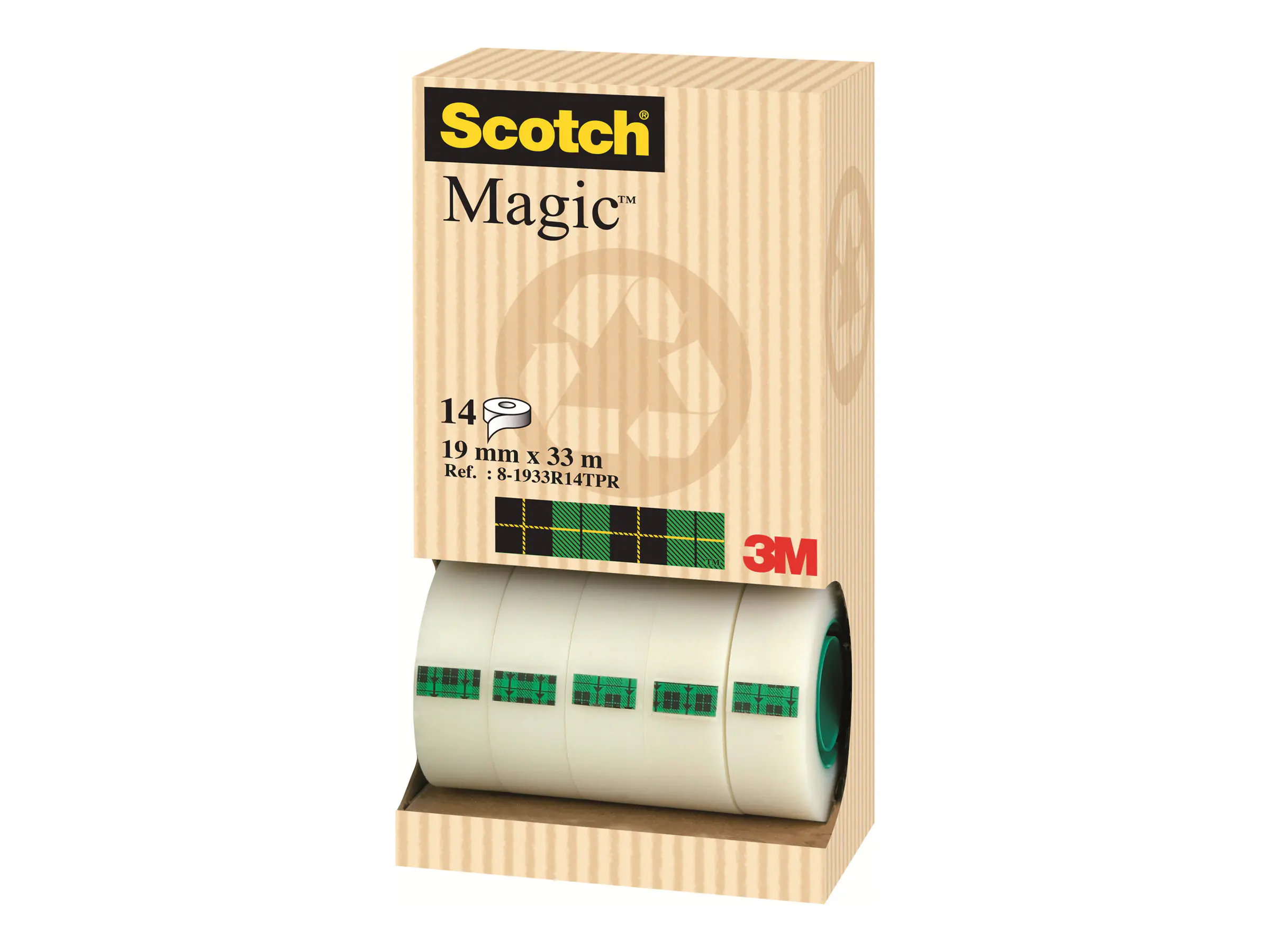 3M Scotch Magic - Büro-Klebeband - 19 mm x 33 m (Packung mit 14) 8R14TPR
