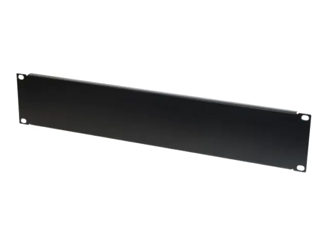 deXlan - Rack full panel - Schwarz - 2U - 48.3 cm (19")