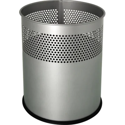 Helit H2515787, 15 l, Rund, Edelstahl, Grau, 25,7 cm, 321 mm