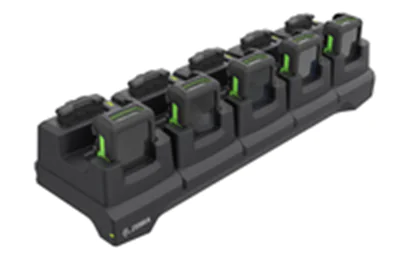 Zebra WS50 Converged 5-Slot LAN Cradle Battery Charger Charges 5 Devices