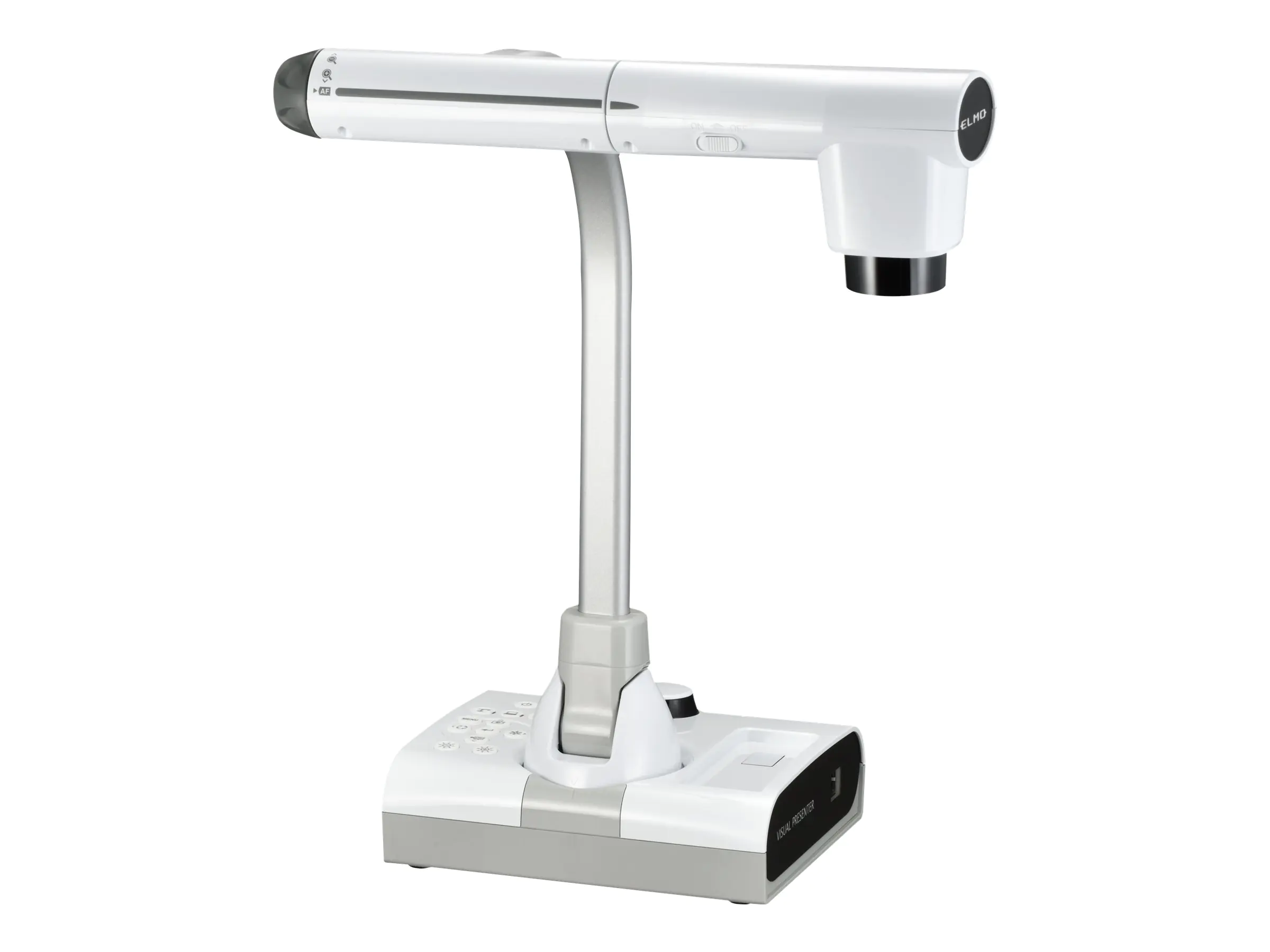 Elmo TT-12W STEM-CAM - Digitale Dokumentenkamera - Farbe - 3,4 MP - 1920 x 1080 - 720p, 1080p - motorbetrieben - 800 TVL - Audio - drahtlos - RGB, HDMI - Wi-Fi - LAN 10/100 - USB 2.0 - DC 12 V