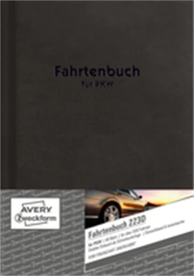 Avery Fahrtenbuch Design 223D A5 weiß 48