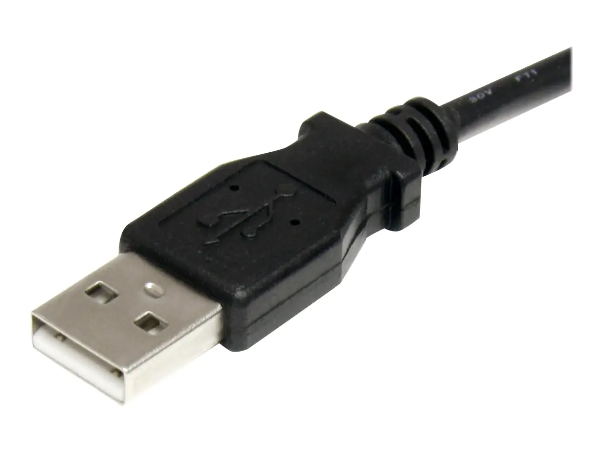 StarTech 90cm USB A auf 5V 3,4mm Hohlstecker Stromkabel - USB- / Stromkabel - USB (nur Strom) (M) zu DC-Stecker 3,4 mm (M) - 91 cm - geformt - Schwarz