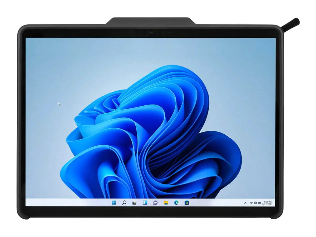 Targus - Hintere Abdeckung für Tablet - widerstandsfähig - Thermoplastisches Polyurethan (TPU), Polycarbonat (PC) - Schwarz - für Microsoft Surface Pro 10, Pro 11, Pro 9, Pro Copilot+ PC, Pro Copilot+ PC for Business