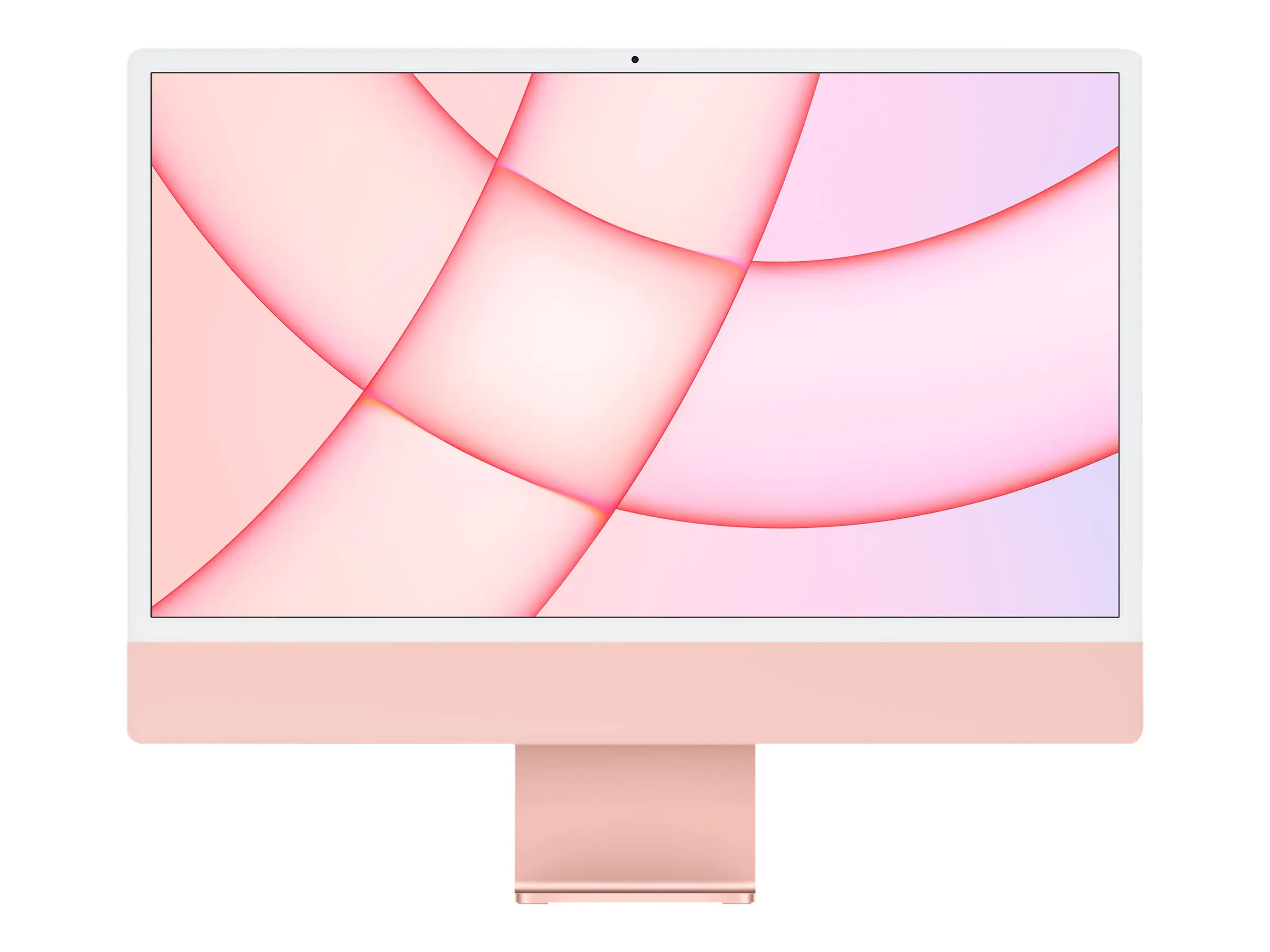 Apple iMac with 4.5K Retina display - All-in-One (Komplettlösung) - M1 - RAM 8 GB - SSD 256 GB - M1 8-core GPU - 1GbE - WLAN: Bluetooth 5.0, 802.11a/b/g/n/ac/ax - macOS Monterey 12.0 - Monitor: LED 61 cm (24") 4480 x 2520 (4.5K) - Tastatur: Deutsch - pink