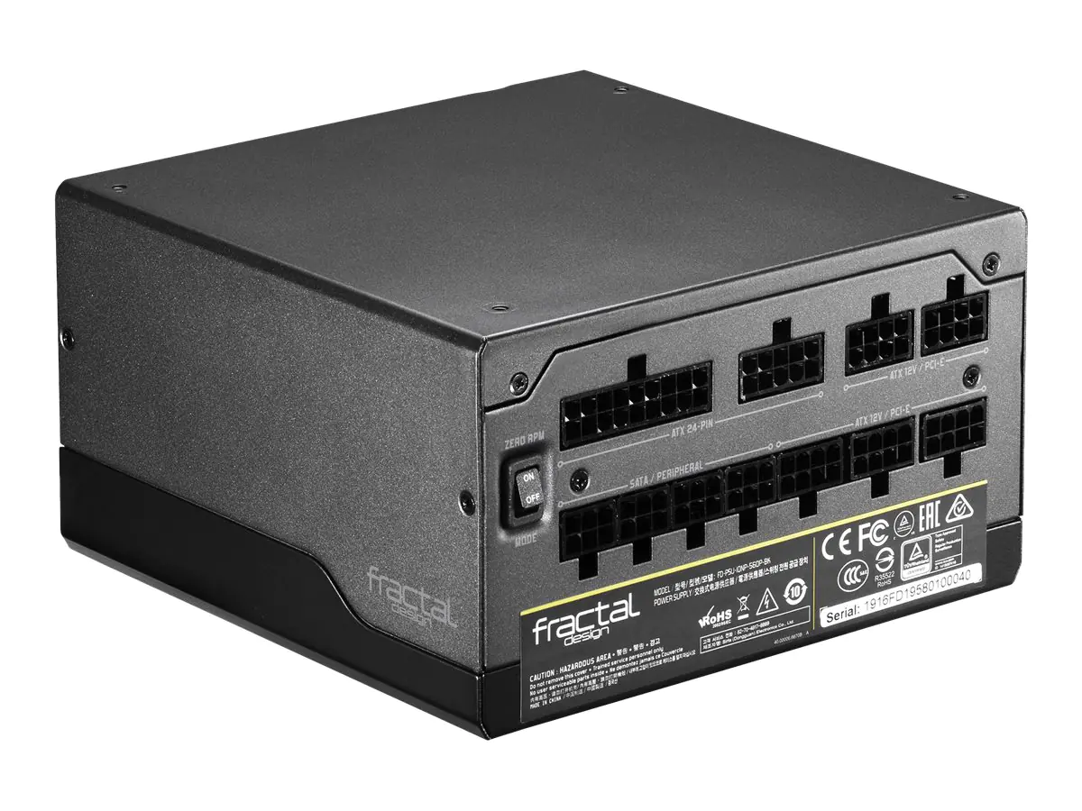 Fractal Design Ion+ 560W Platinum - Netzteil (intern) - ATX12V 2.4/ EPS12V 2.92 - 80 PLUS Platinum - Wechselstrom 100-240 V - 560 Watt - Europa - Schwarz, Gun Metal