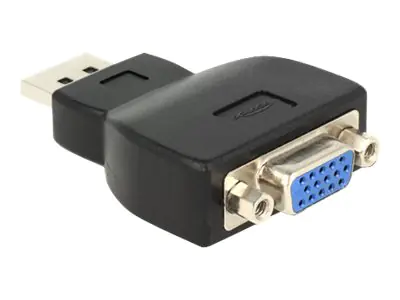 Delock - Videoadapter - DisplayPort männlich zu HD-15 (VGA) weiblich - Schwarz