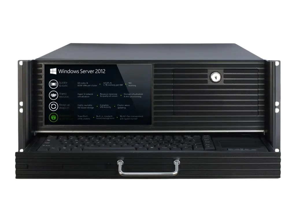 Inter-Tech 4452-TFT - Rack-Montage - 4U - ATX - USB