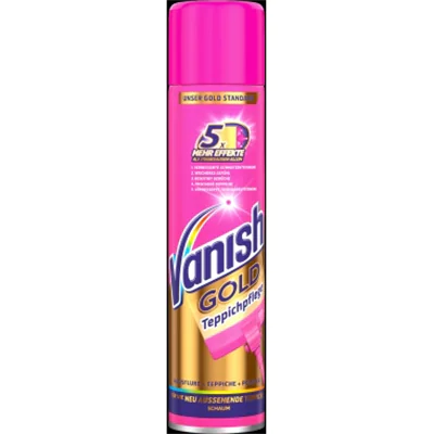 VANISH Teppichreiniger Gold Teppich, Polster Schaum 0,65l VANISH Teppichreiniger Gold Teppich, Polster Schaum 0,65l