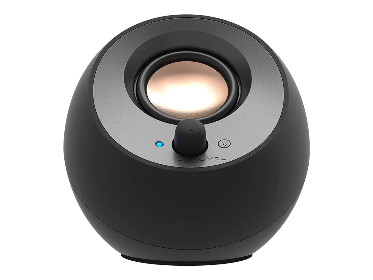 Creative Pebble V3 - Lautsprecher - für PC - 2.0-Kanal - kabellos - Bluetooth - USB - 8 Watt (Gesamt) - Schwarz