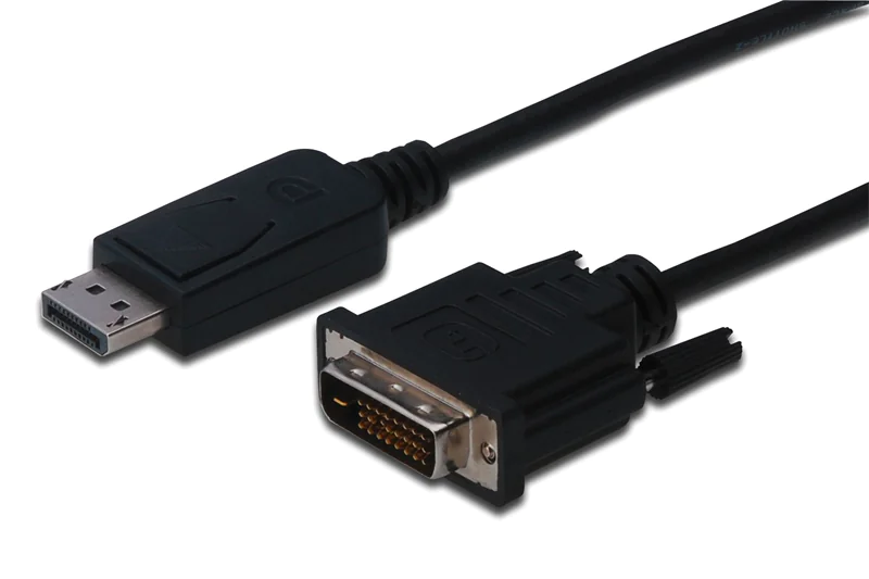 ASSMANN - DisplayPort-Kabel - DisplayPort (M) zu DVI-D (M) - 3 m - Schwarz ASSMANN - DisplayPort-Kabel - DisplayPort (M) zu DVI-D (M) - 3 m - Schwarz