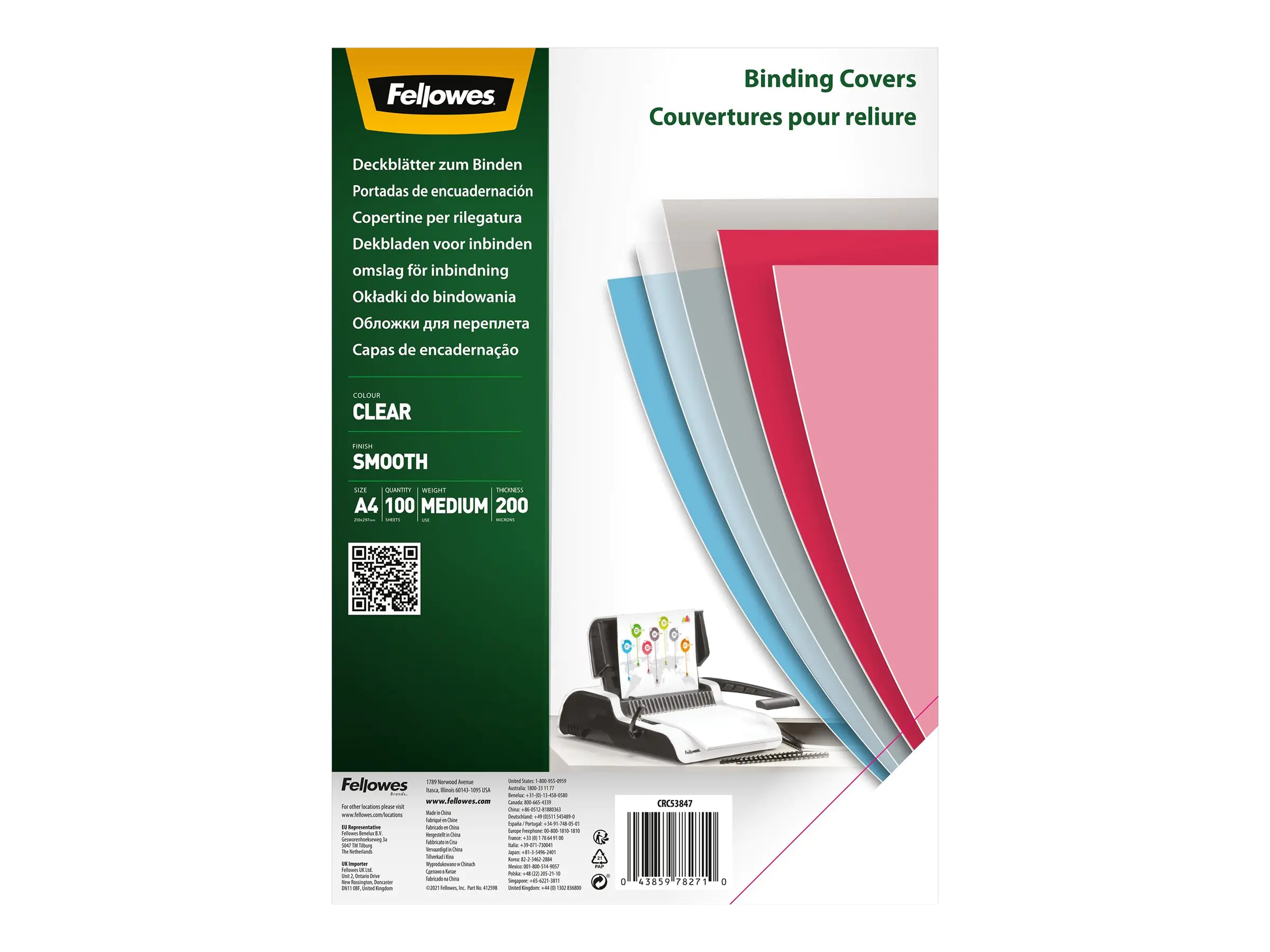 Fellowes Polyethylenterephthalat (PET) - A4 (210 x 297 mm) 5384701