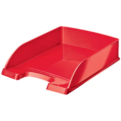 Leitz Briefablage WOW DIN A4 Polystyrol Farbe: rot Leitz Briefablage WOW DIN A4 Polystyrol Farbe: rot