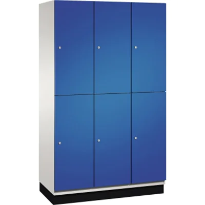 C+P Umkleidespind 4510032S10020 Sockel 3Abteile B1200mm lgr/ebl