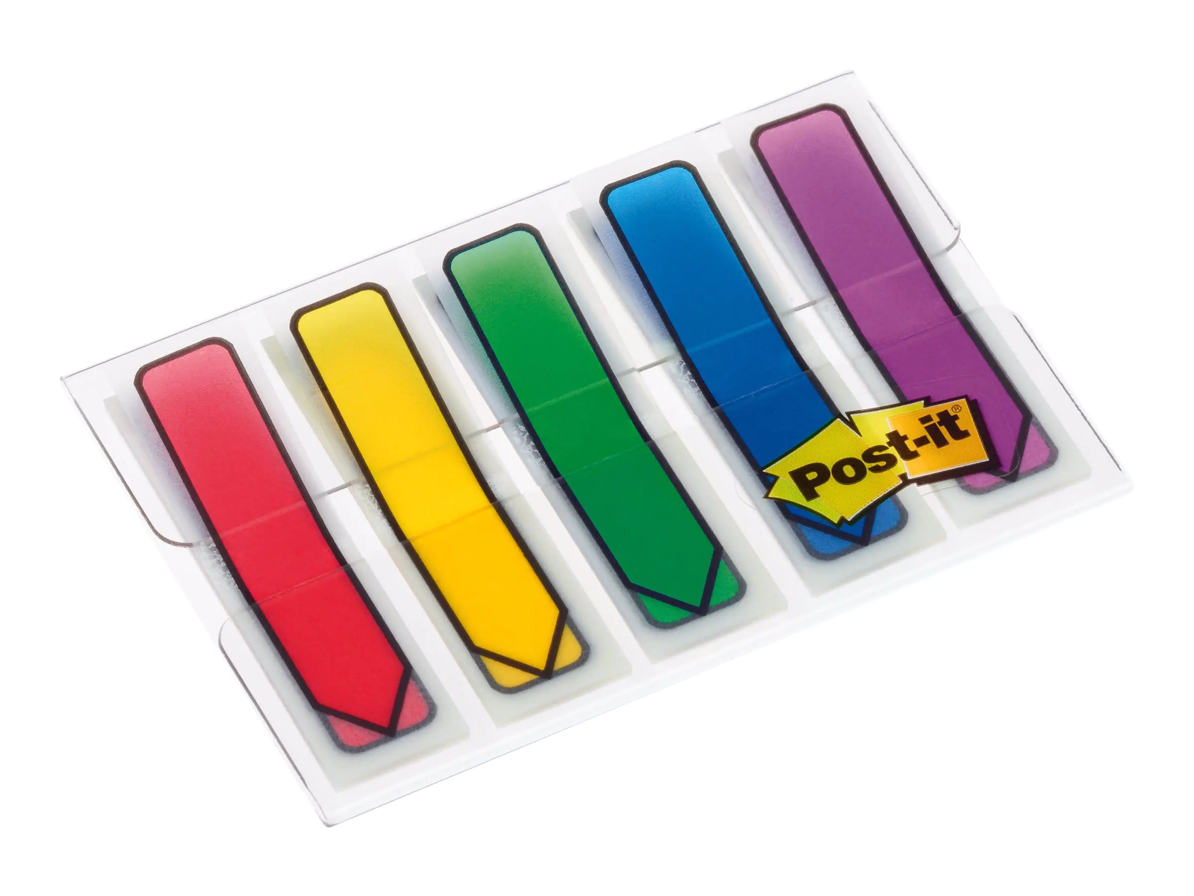 3M Post-it Index 684-ARR1 - Index-Streifen mit Spender - 11.9 x 43.2 mm - 100 Blatt (5 x 20) 684ARR1