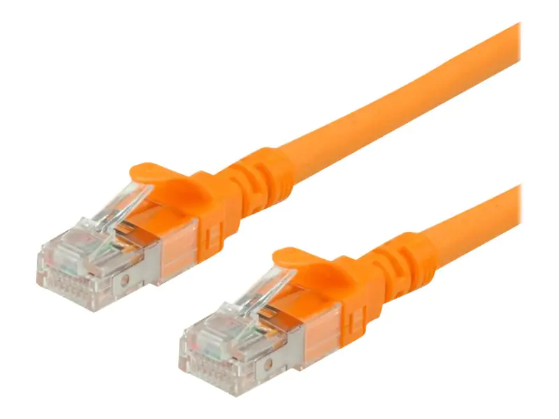 Roline - Patch-Kabel - RJ-45 (M) bis RJ-45 (M) - 5 m - UTP - CAT 6a - halogenfrei, geformt, verseilt - orange