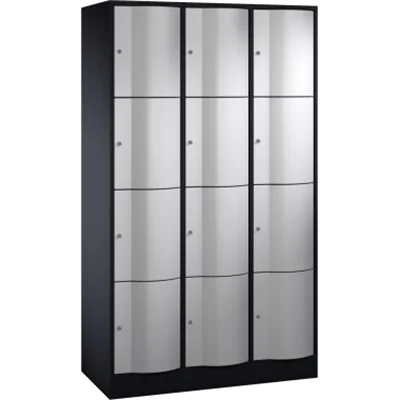 C+P Schließf.schrank 8470372S10046 12Fächer 1950x1150x540mm sgr/wsalu C+P Schließf.schrank 8470372S10046 12Fächer 1950x1150x540mm sgr/wsalu