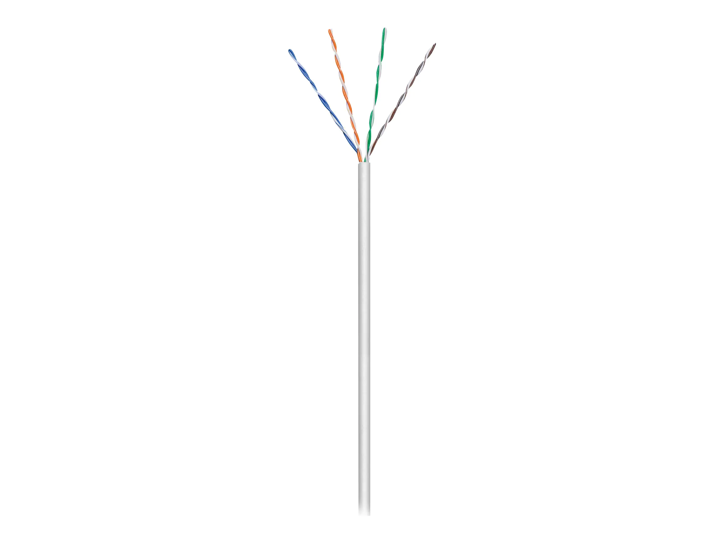 goobay - Bulkkabel - 100 m - UTP - CAT 5e - verseilt - Grau
