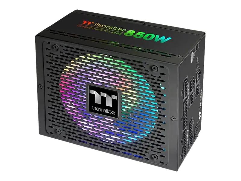 Thermaltake POWER PF1 ARGB 850 - TT Premium Edition - Netzteil (intern) - ATX12V - 80 PLUS Platinum - 850 Watt - aktive PFC - Schwarz