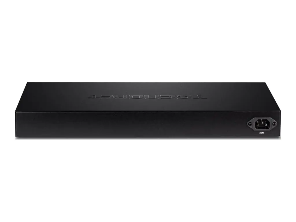 Trendnet TPE 5028WS - Switch - Smart - 24 x 10/100/1000 (PoE+) + 4 x Kombi-Gigabit-SFP - Desktop, an Rack montierbar - PoE+ (370 W) - AC 100 - 240 V