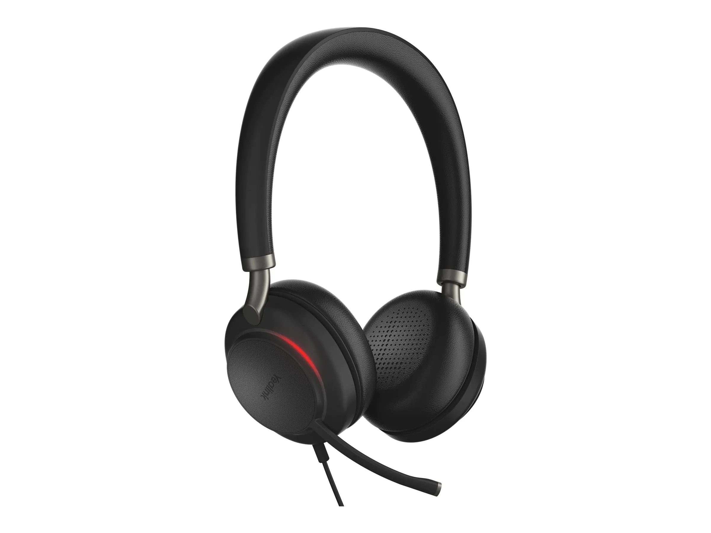 Yealink UH37 Dual - Headset - On-Ear - kabelgebunden - Schwarz - Zertifiziert für Microsoft Teams