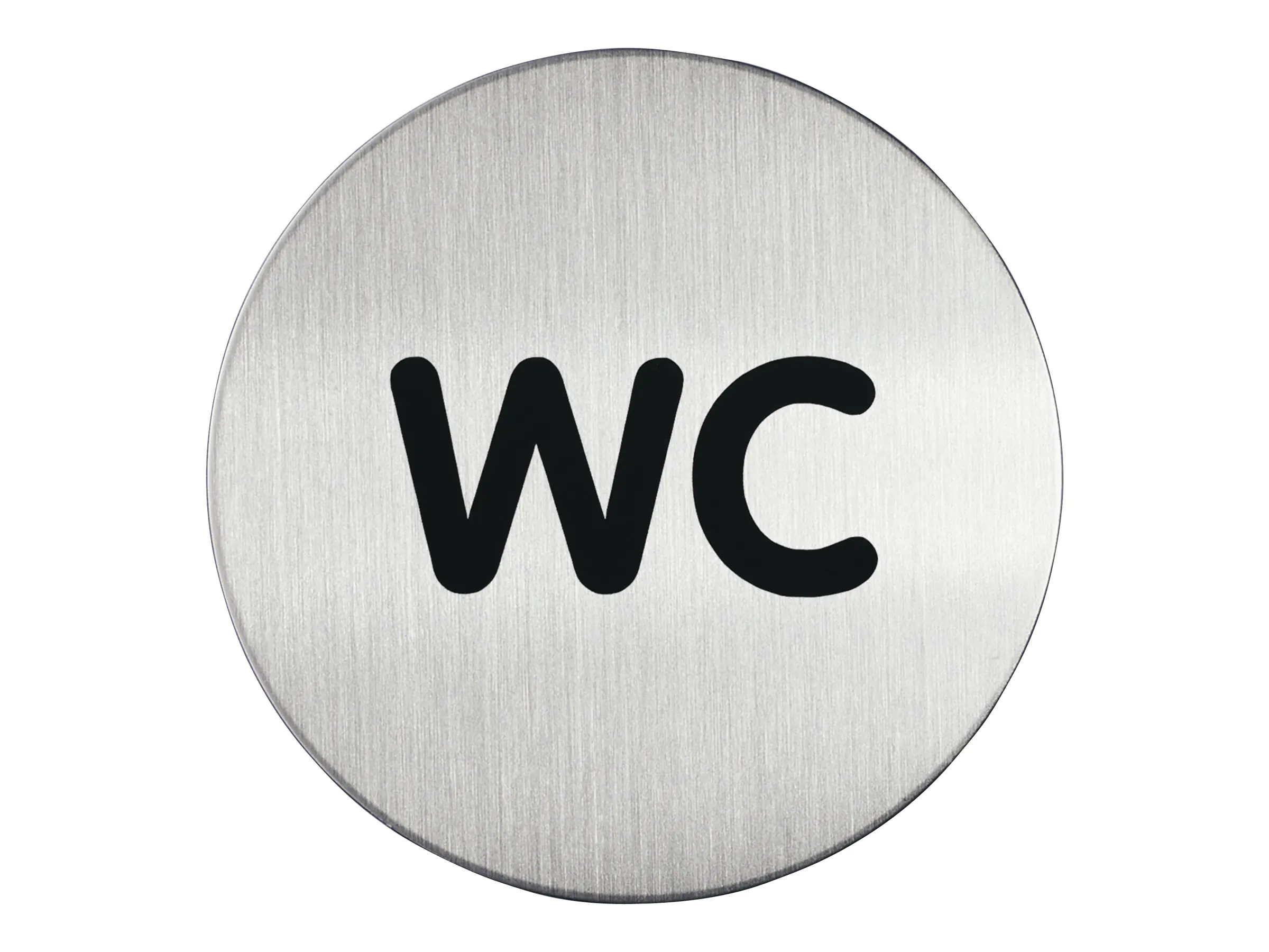 Durable PICTO - Schild - WC - rund - 83 mm (Durchmesser) 490723