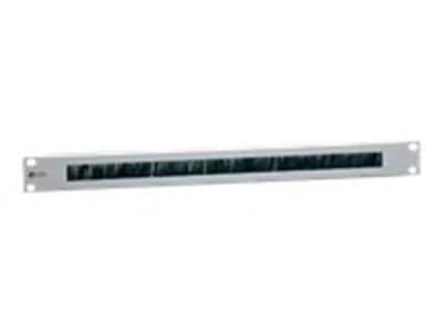 equip - Rack-Bürstenleiste - Hellgrau, RAL 7035 - 1U - 48.3 cm (19")