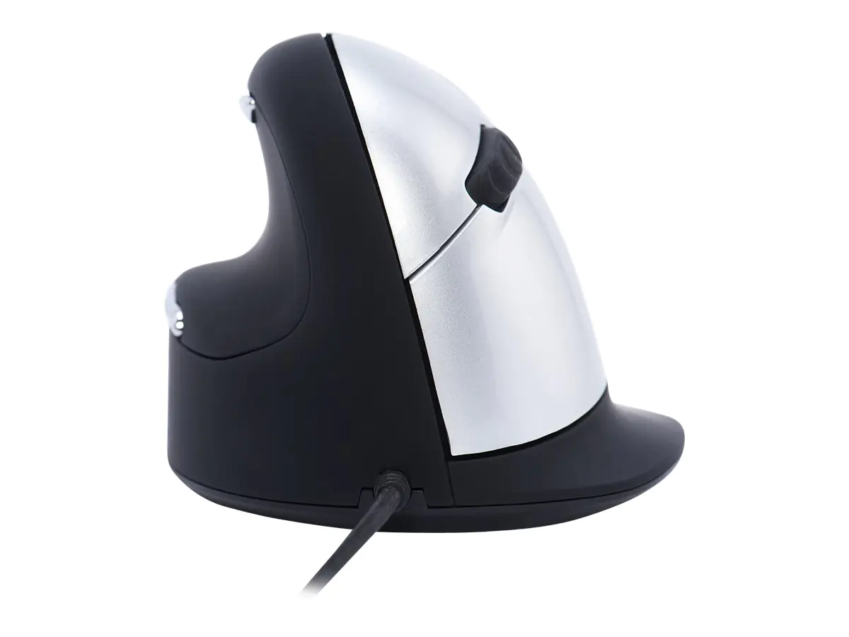 R-Go HE Break - Größe L - vertikale Maus - ergonomisch - Für Linkshänder - 4 Tasten - kabelgebunden - USB