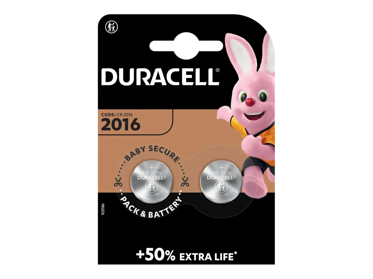 Duracell - Batterie 2 x CR2016 - Li - 90 mAh Duracell - Batterie 2 x CR2016 - Li - 90 mAh