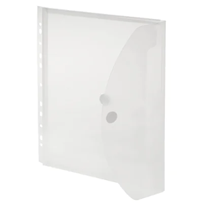 FolderSys Dokumententaschen DIN A4 transparent genarbt 0.20 mm 10 St. 40109-04