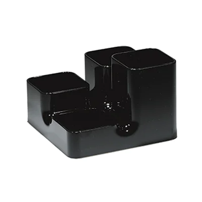 ARLAC Stiftehalter schwarz Polystyrol 4 Fächer 13.0 x 234.01