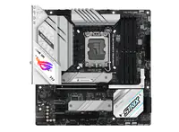ASUS ROG STRIX B760-G GAMING WIFI D4 - Motherboard - micro ATX - LGA1700-Sockel - B760 Chipsatz - USB 3.2 Gen 1, USB-C 3.2 Gen 1, USB-C 3.2 Gen 2x2, USB 3.2 Gen 2 - 2.5 Gigabit LAN, Wi-Fi 6E, Bluetooth - Onboard-Grafik (CPU erforderlich) - HD Audio (8-Kan