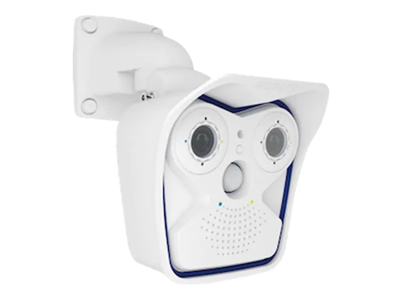 MOBOTIX AllroundDual Mx-M16B-6D6N041 - Netzwerk-Überwachungskamera - Außenbereich, Innenbereich - wetterfest - Farbe - 2 x 6.000.000 Pixel - 6144 x 2048 - feste Brennweite - Audio - LAN 10/100 - USB - MJPEG, H.264, MxPEG - PoE Class 3