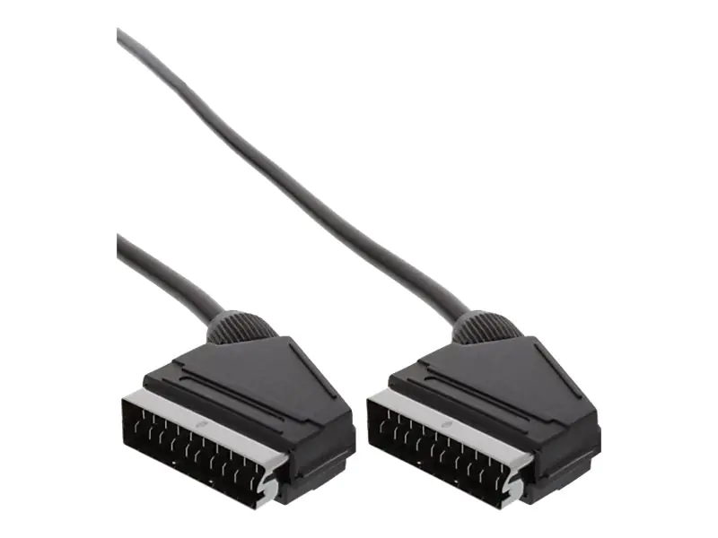 InLine - Video- / Audiokabel - 20-polig SCART männlich zu 20-polig SCART männlich - 5 m - Schwarz