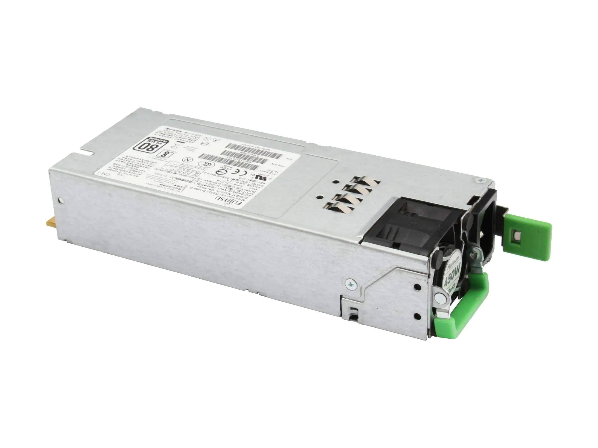Fujitsu - Stromversorgung redundant / Hot-Plug (Plug-In-Modul) - 80 PLUS Platinum - 450 Watt - für PRIMERGY RX2520 M5, RX2530 M4, RX2530 M5, RX2540 M5, TX1320 M4, TX1330 M4, TX2550 M5