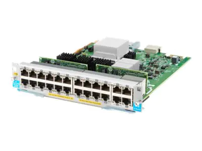 HPE - Erweiterungsmodul - Gigabit Ethernet (PoE+) x 20 + 1/2.5/5/10GBase-T (PoE+) x 4 - für HPE Aruba 5406R, 5406R 16, 5406R 44, 5406R 8-port, 5406R zl2, 5412R, 5412R 92, 5412R zl2