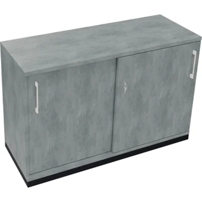 Schiebetürenschrank 2OH B1200xT442xH781mm an/Beton hell Schiebetürenschrank 2OH B1200xT442xH781mm an/Beton hell