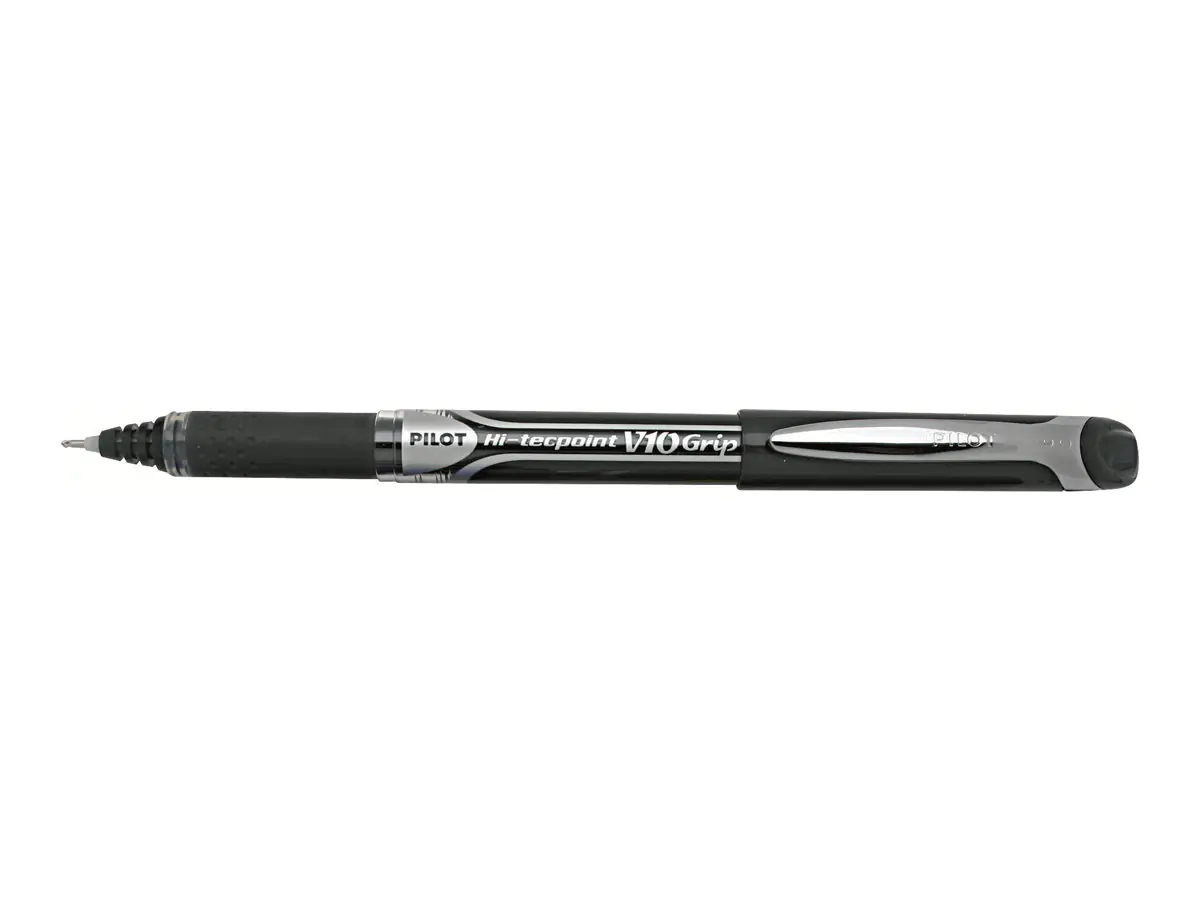 PILOT PEN Pilot Hi-Tecpoint V10 Grip - Tintenroller - Schwarz 2208001