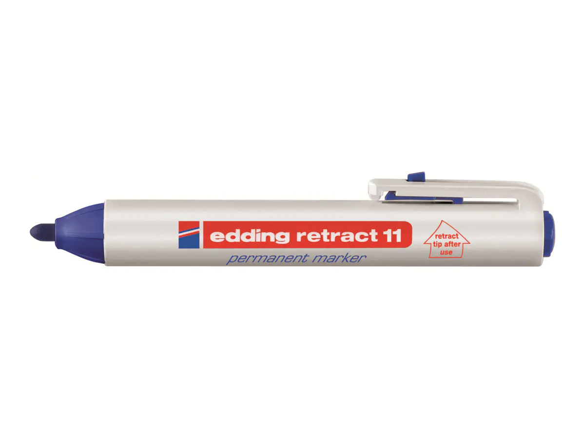 EDDING retract 11 - Marker - permanent - Blau 4-11003